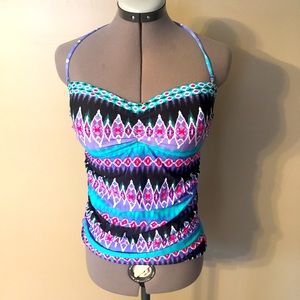 La Blanca Tankini Swim Top sz 10